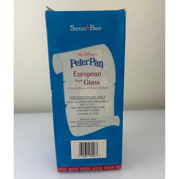 Santa's Best Captain Hook Disney Peter Pan European Mouth Blown Glass Ornament - Picture 11 of 16